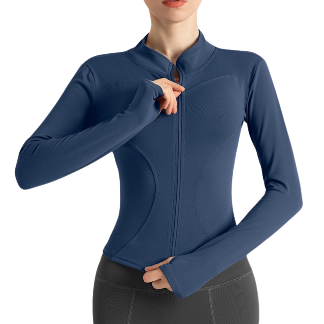 Slimming yoga tops/workout jackets including XXXL size