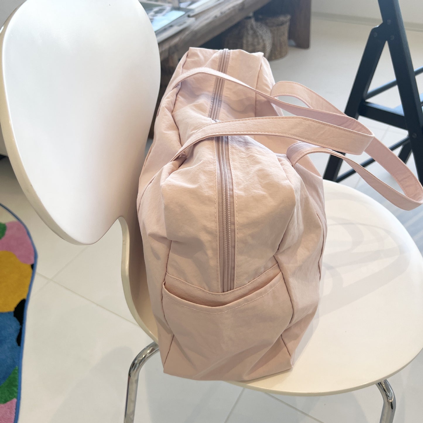 Iulu same style large capacity tote lightweight nylon travel sports fitness bag