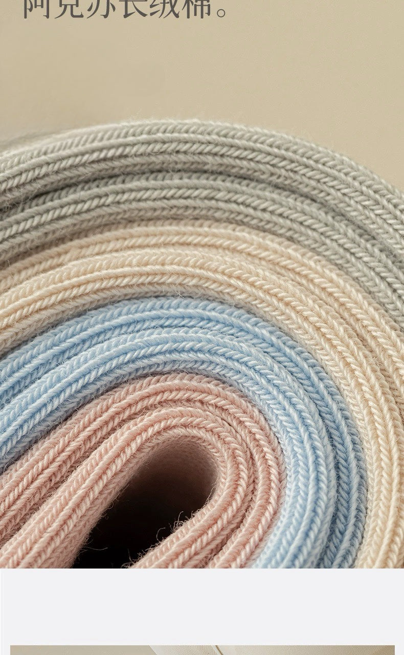 Macaron color Pilates/yoga socks mid-tube non-slip