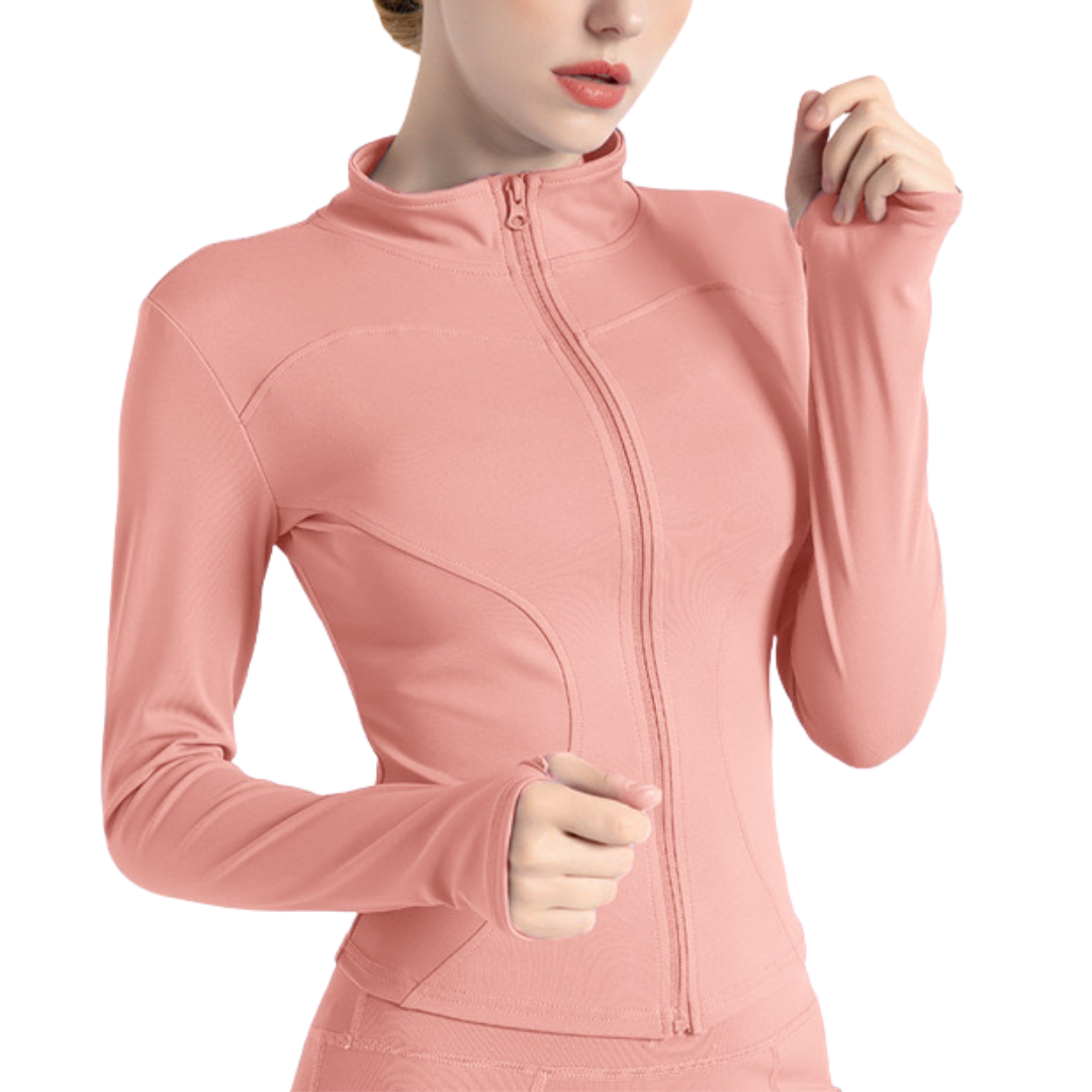 Slimming yoga tops/workout jackets including XXXL size